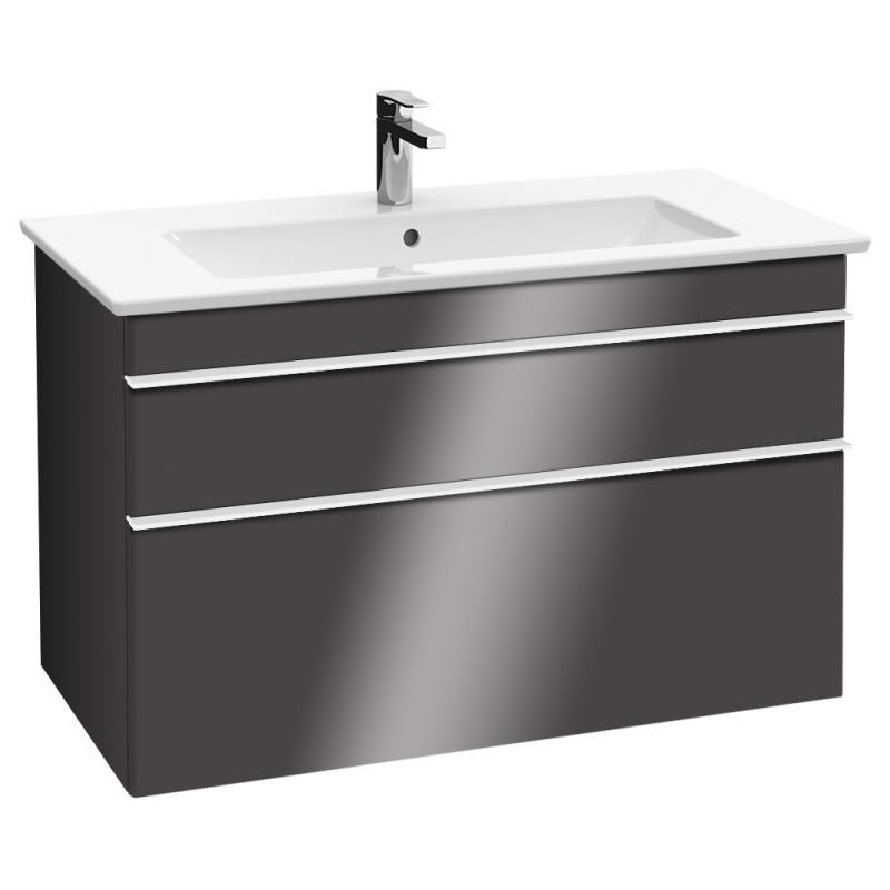 Тумба под умывальник Villeroy&Boch Venticello 95.3x59x47.7 glossy grey (A92602FP) фото