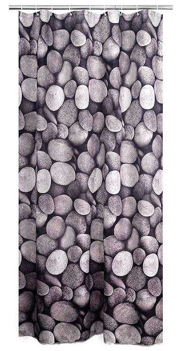 Шторка для ванной Ridder Eco Piedras 180х200 текстиль (403270) фото