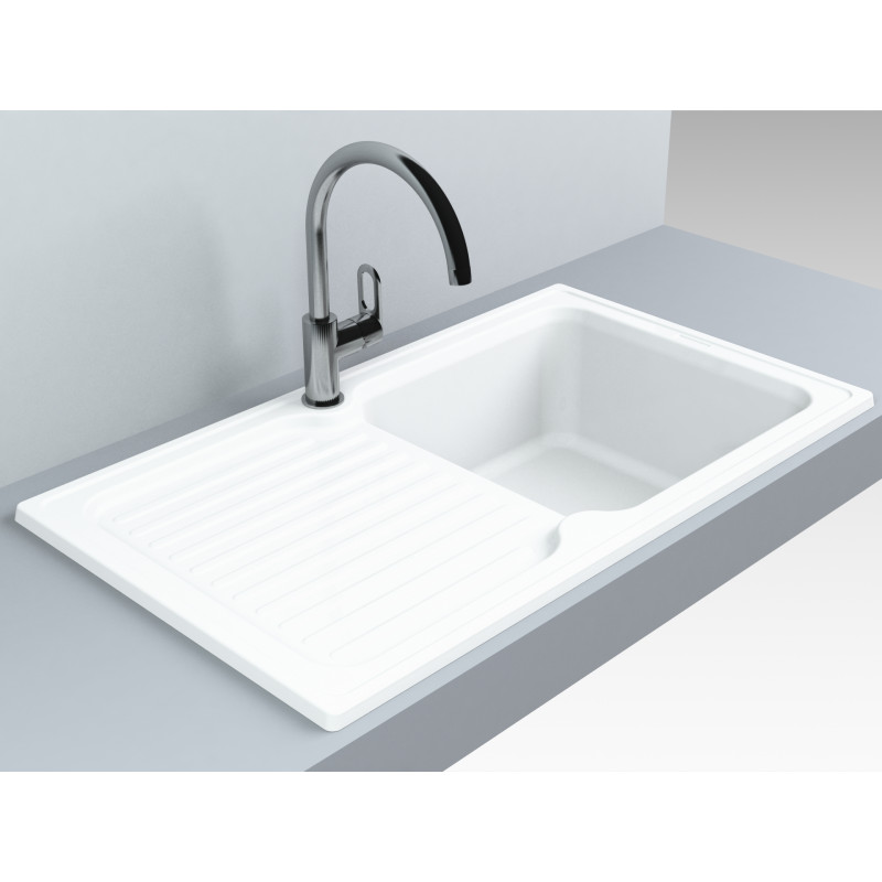 Кухонная мойка  MIRAGGIO Orlean White  (00209002) фото