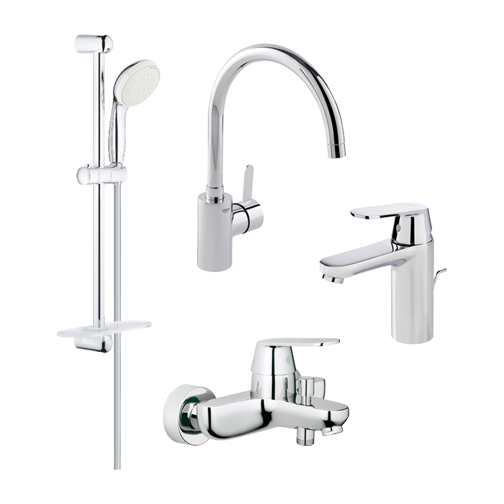 Набор смесителей для кухни и ванны Grohe Eurosmart Cosmopolitan (126115MK) фото