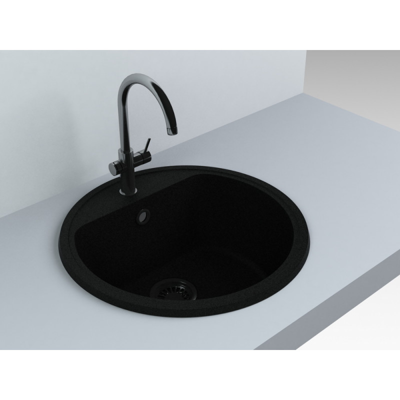 Кухонная мойка  MIRAGGIO Malibu Black (00208807) фото