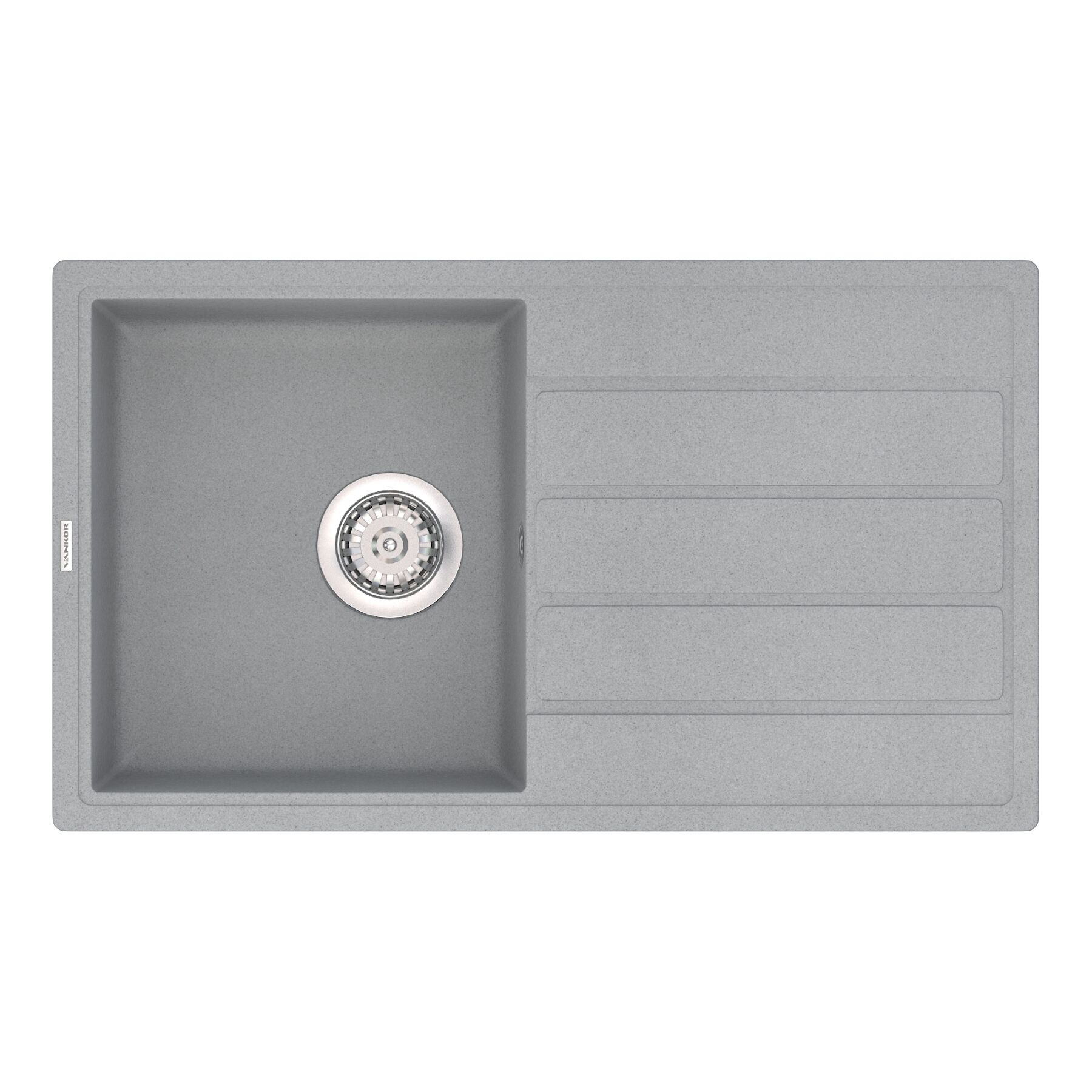 Кухонная мойка Vankor Easy EMP 02.76 Gray фото
