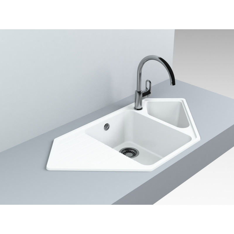 Кухонная мойка  MIRAGGIO Tirrion White (00209502) фото