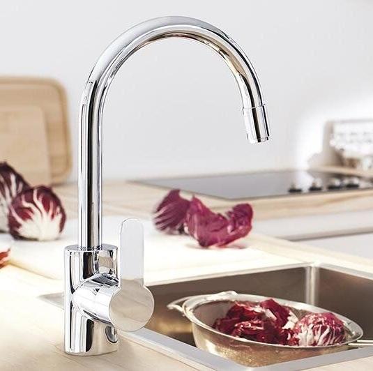 Смеситель кухонный Grohe Eurostyle Cosmopolitan излив 214 мм  (31126004) фото