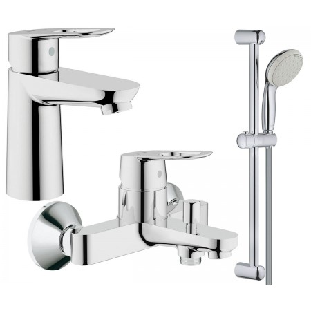 Набор смесителей для ванны Grohe BauLoop (123214S) фото
