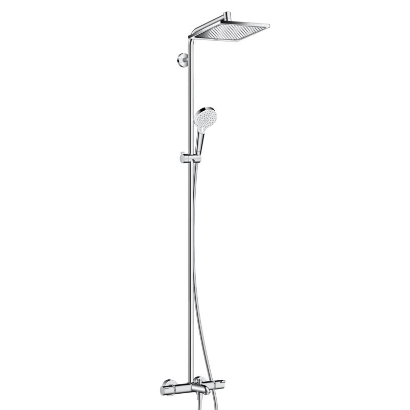 Душевая система Hansgrohe Crometta E 240 1jet Showerpipe (27298000) фото