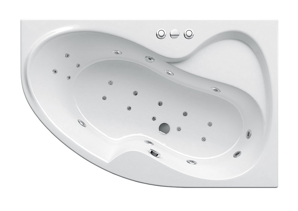 Гидромассажная ванна Ravak Rosa II R 170х105 Relax Ultra (GMSR0829) фото