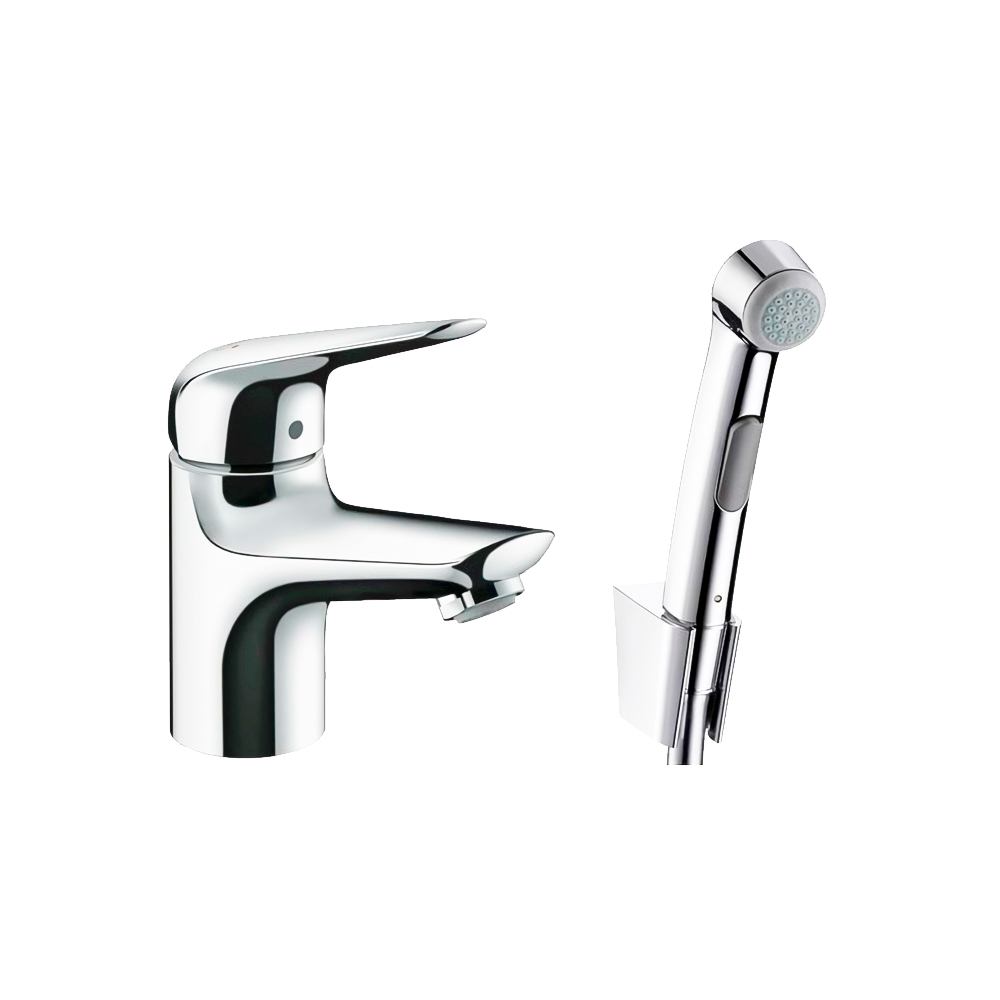 Смеситель для умывальника Hansgrohe Novus с гигиеническим душем (71144000) фото
