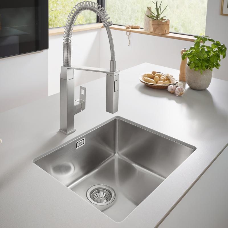 Кухонная мойка из нержавеющей стали Grohe K700U матовая (31574SD0) фото