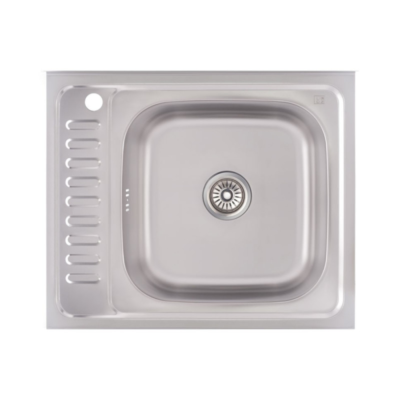 Кухонная мойка Lidz 6050-R Decor 0,6 мм (LIDZ6050R06DEC) фото