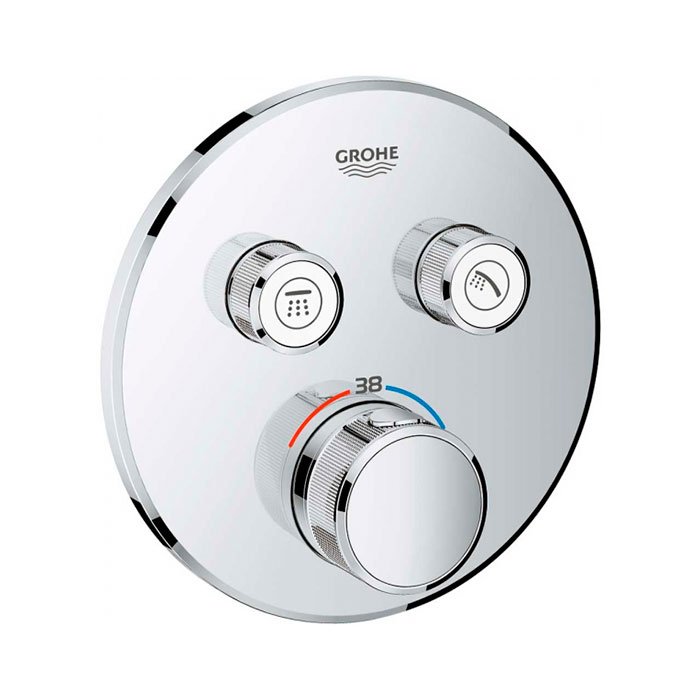 Наружная часть смесителя для душа Grohe Grohtherm SmartControl термостатическая (29119000) фото
