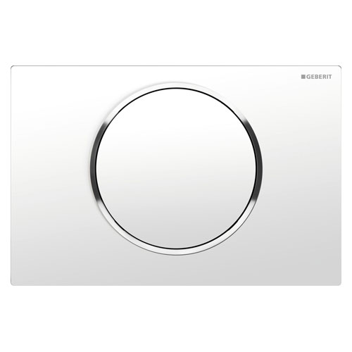 Клавиша смыва Geberit Sigma 10 белый/хром (115.758.KJ.5) фото