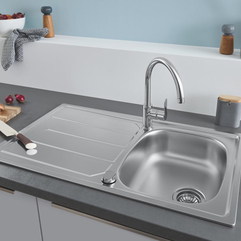 Кухонная мойка из нержавеющей стали Grohe K200 полированная (31552SD0) фото