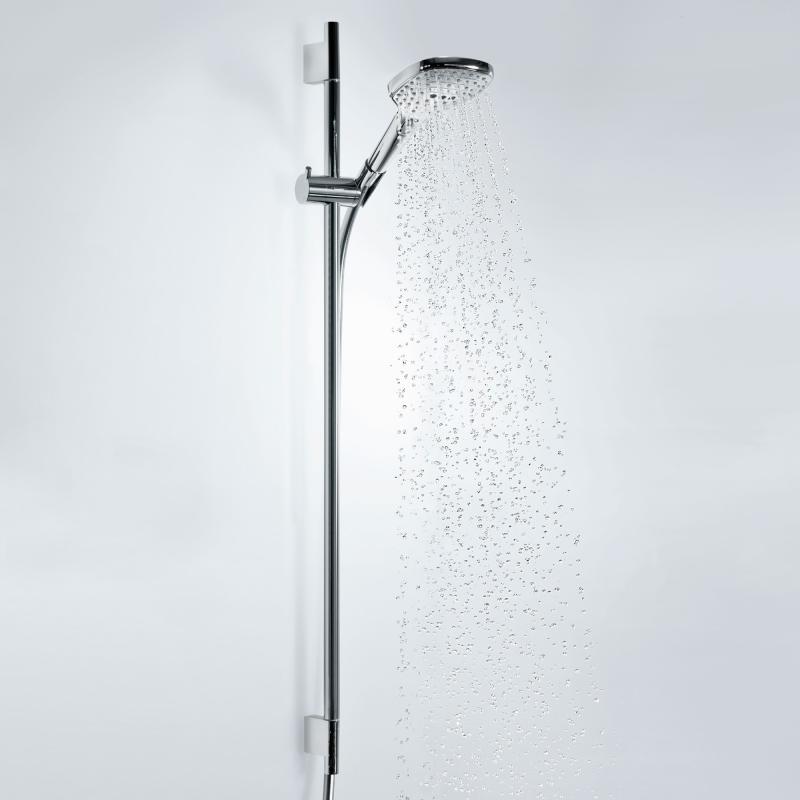 Душевой гарнитур Hansgrohe Raindance Select E 120 Unica’S Puro 90 хром/белый (26621400) фото