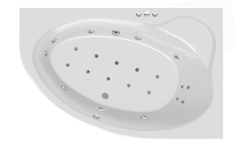 Гидромассажная ванна Ravak Asymmetric II 170 R Relax Ultra (GMSR0975) фото