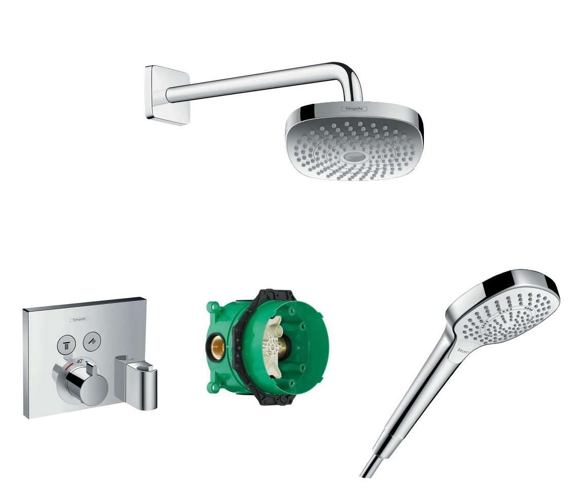 Душевая система Hansgrohe ShowerSelect термостатический 6 в 1 (15765111) фото