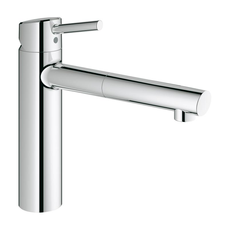 Смеситель кухонный Grohe Concetto выдвижной излив (31129001) фото