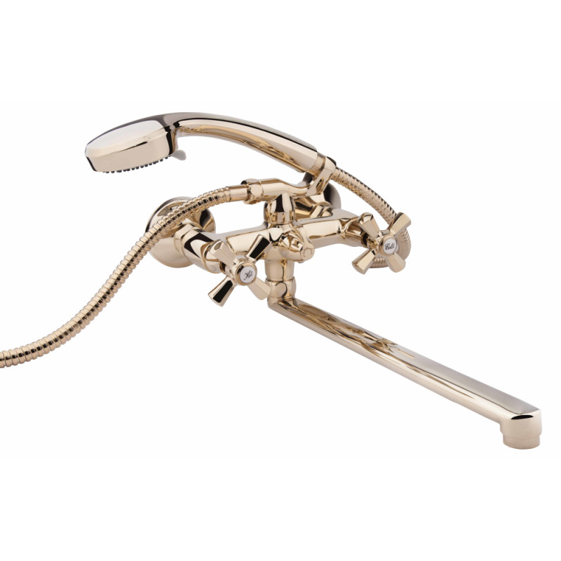 Смеситель для ванны Q-Tap Liberty ORO 140  (QTLIBORO140) фото