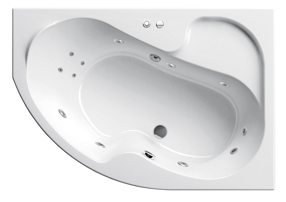 Гидромассажная ванна Ванна ROSA R 160х105 Relax Pro (GMSR1218) фото