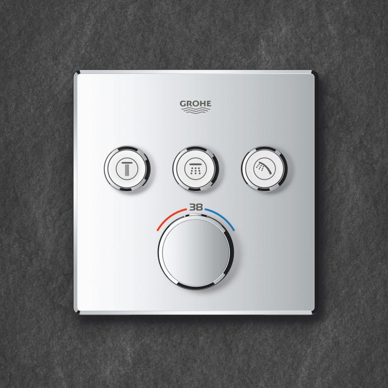 Наружная часть смесителя для душа Grohe Grohtherm SmartControl термостатический три выхода (29126000) фото