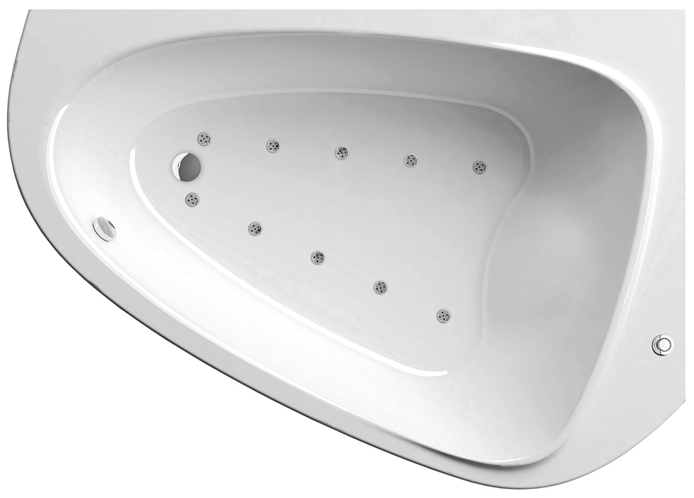 Гидромассажная ванна Ванна LoveStoryII R 196x139 Relax Base (GMSR1394) фото