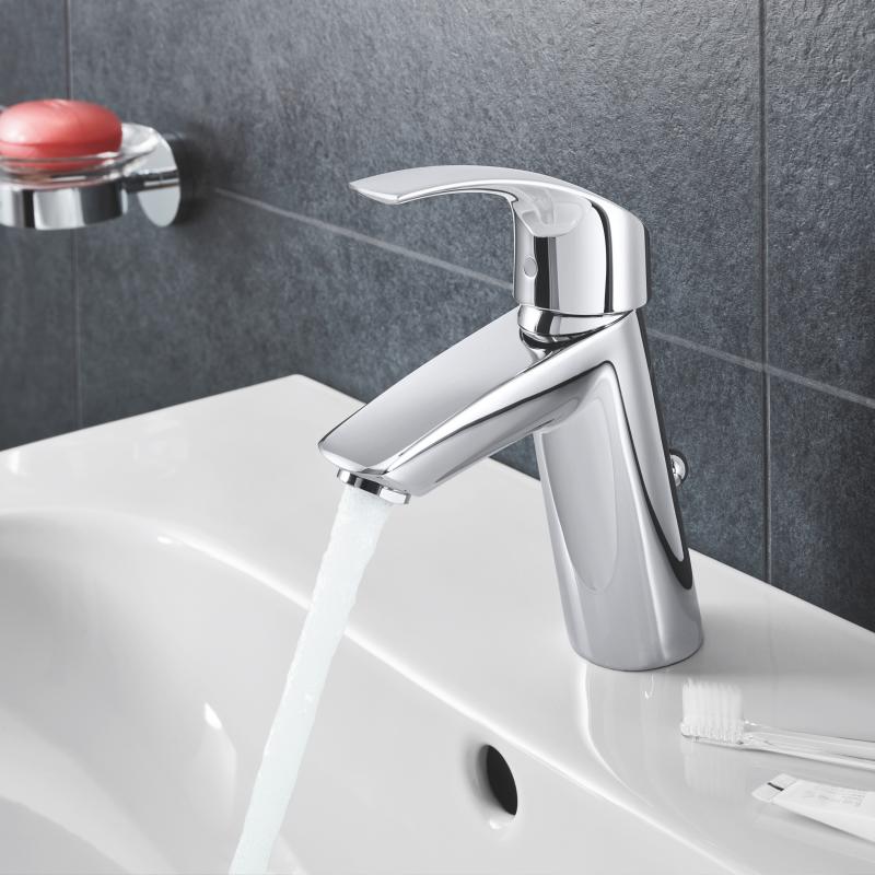 Смеситель для умывальника Grohe Eurosmart (23322001) фото