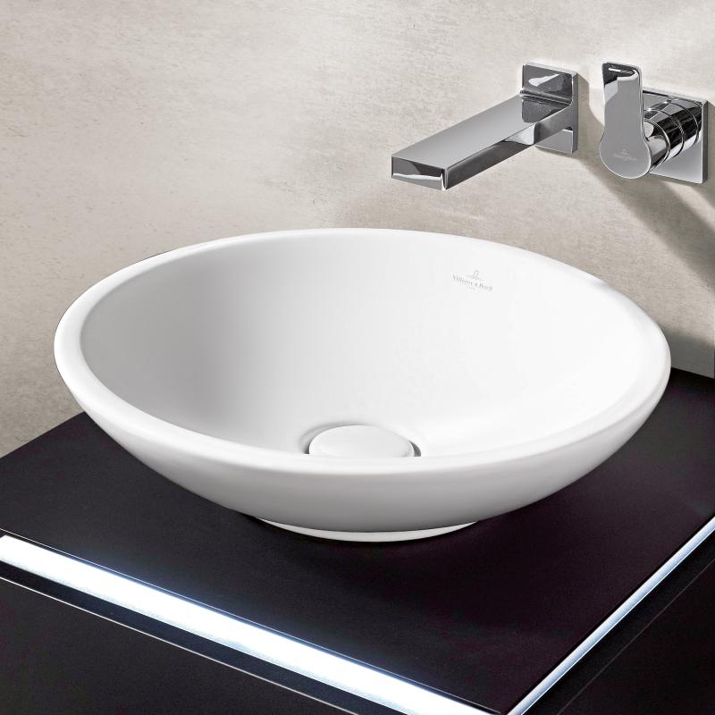 Умывальник Villeroy&Boch Loop & Friend 43 см на столешницу, фарфор (514400R1) фото