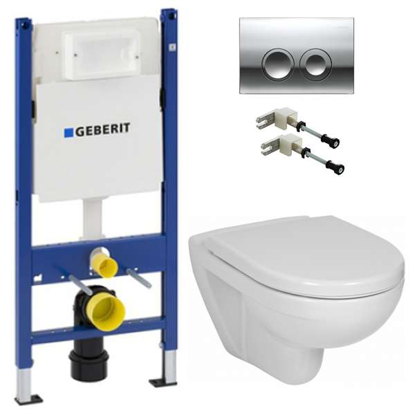 Инсталляционная система Geberit 458.126.00.1 + подвесной унитаз с крышкой Soft Close (458125J82) фото
