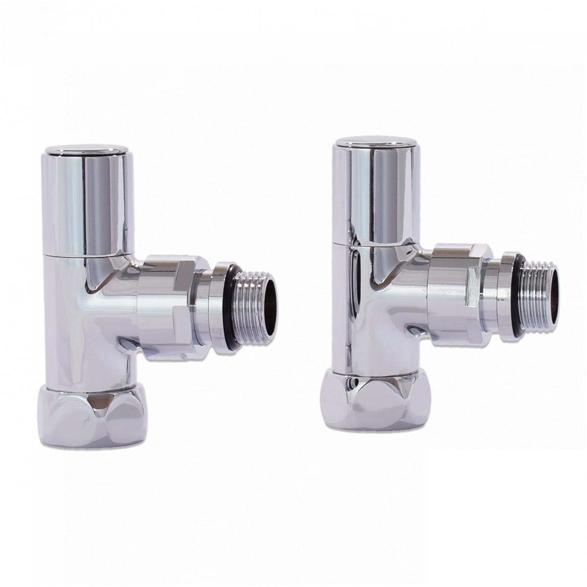Кран угловой Laris Luxon Обычный 1/2" - 3/4" + эксцентрики 2шт. (71401061) фото