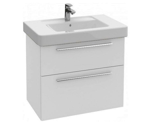 Тумба под умывальник Villeroy&Boch Verity Design подвесная 75х57.5х45 белый глянец (B02100DH) фото