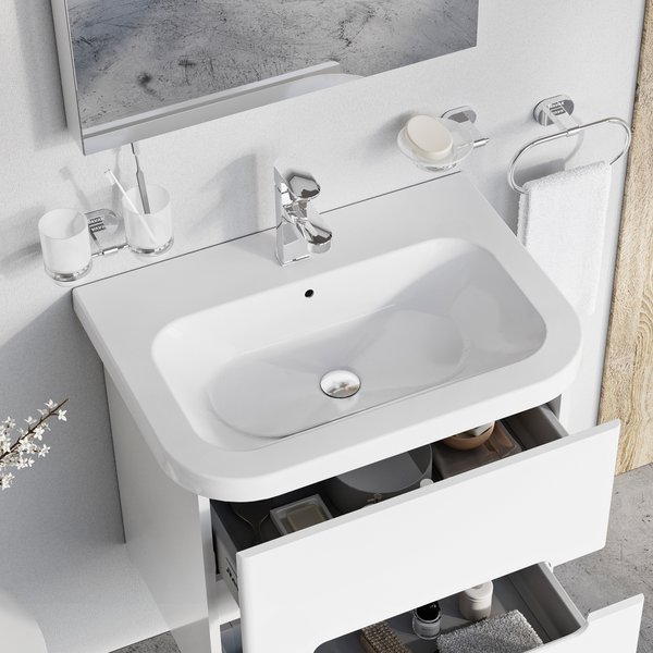 Умывальник Ravak Chrome 650 керамический белый