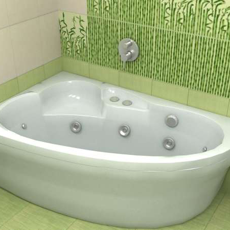 Ванна акриловая Koller Pool Nadine 150х100 асимметричная левая (NADINE150X100L) фото