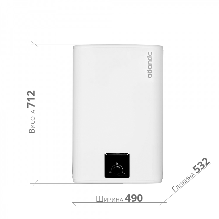 Бойлер Atlantic Steatite Cube VM 75 S4 C 1500W (851267) фото