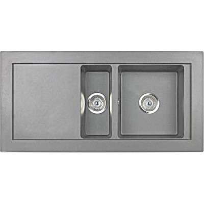 Кухонная мойка Teka AURA 60B TG серый агат (88405) фото