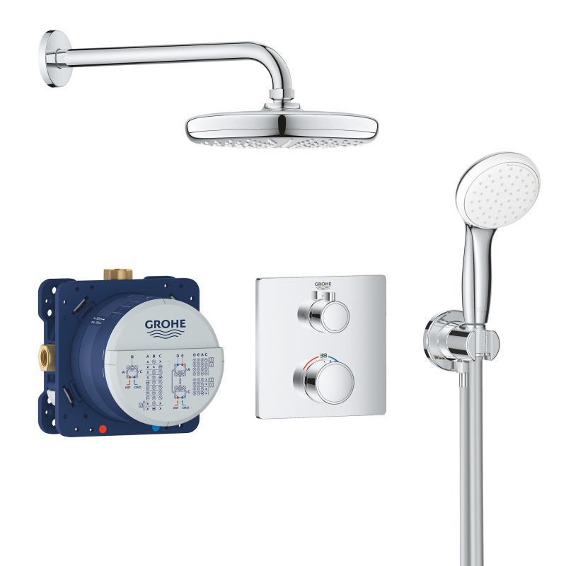 Душевая система Grohe Grohtherm скрытого монтажа (34729000) фото