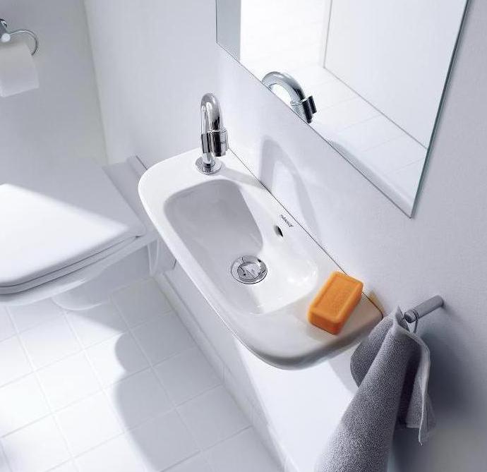 Умывальник Duravit D-code 50 см отверстие слева (07065000092) фото