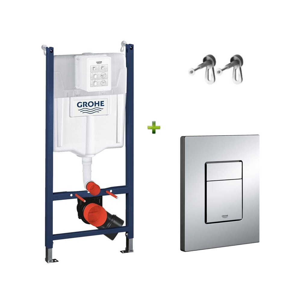 Инсталляция для подвесного унитаза Grohe Rapid SL Solido 2в1 (38971000) фото