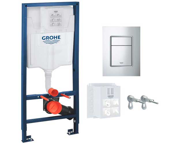 Инсталляция для подвесного унитаза Grohe Rapid SL 3в1 (39501000) фото
