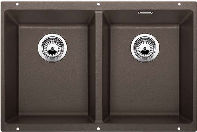 Кухонная мойка Blanco Subline 350/350-U Silgranit кофе (523583) фото