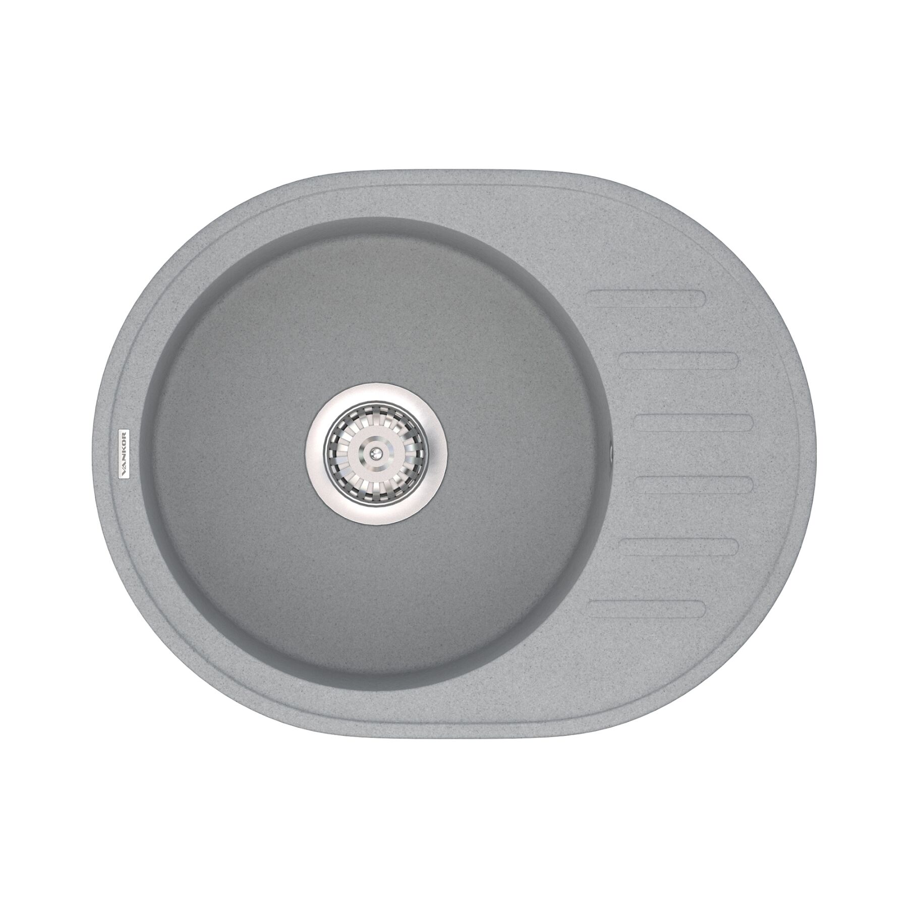 Кухонная мойка Vankor Lira LMO 02.57 Gray фото