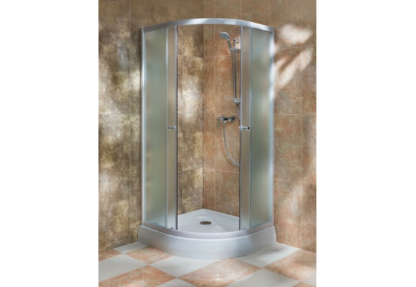 Душевая кабина Koller Pool NF10 1000х1000x1850 хром grape (NF10 chrome,grape) фото