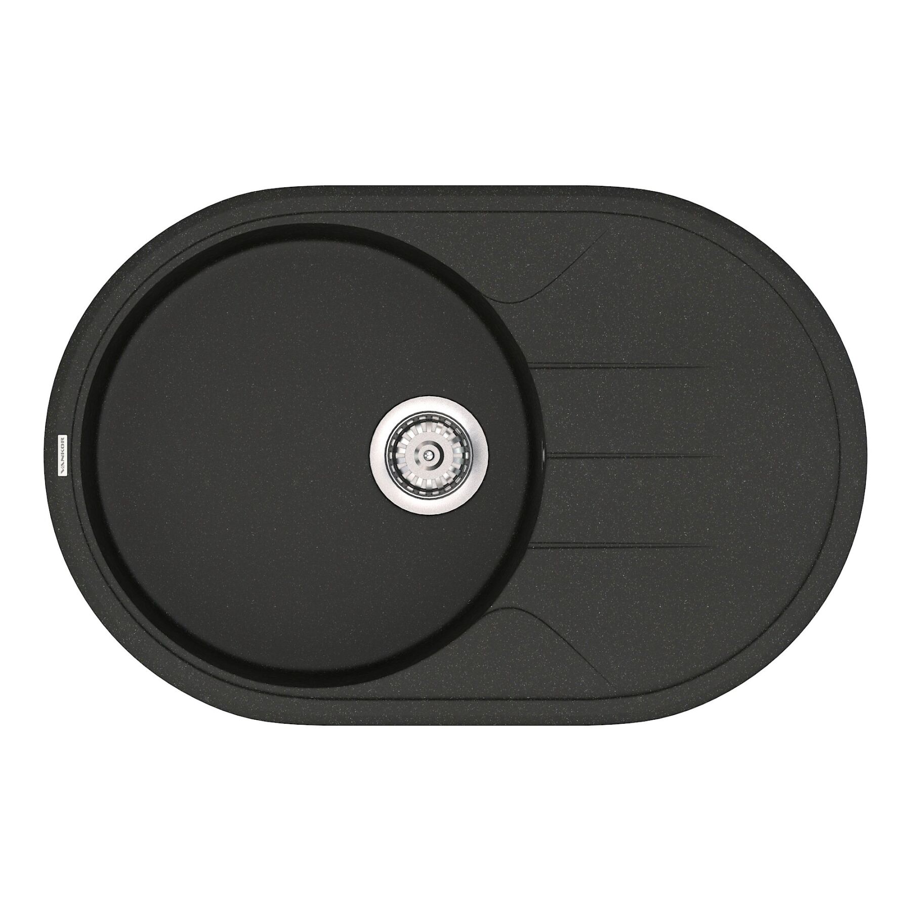 Кухонная мойка Vankor Sity SMO 02.78 Black фото