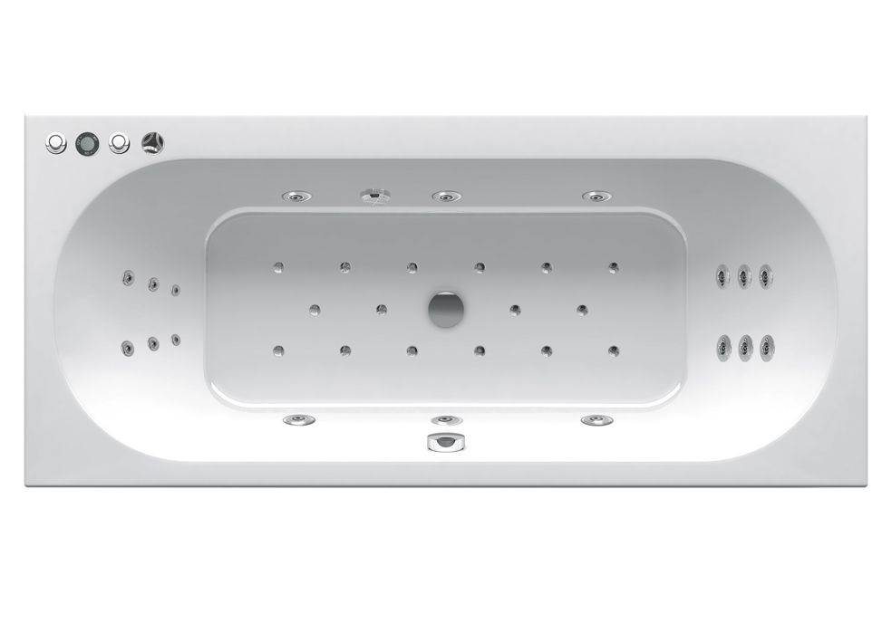 Гидромассажная ванна Ravak City Slim 180x80   Duo Base (GMSR1683) фото