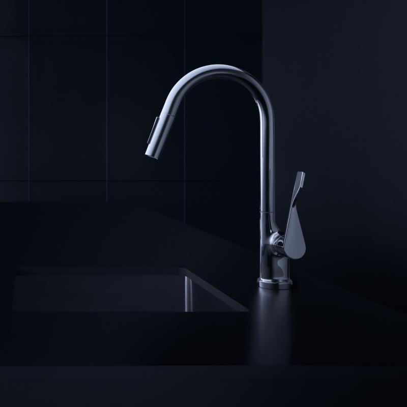 Смеситель кухонный Hansgrohe Axor Citterio (39835000) фото