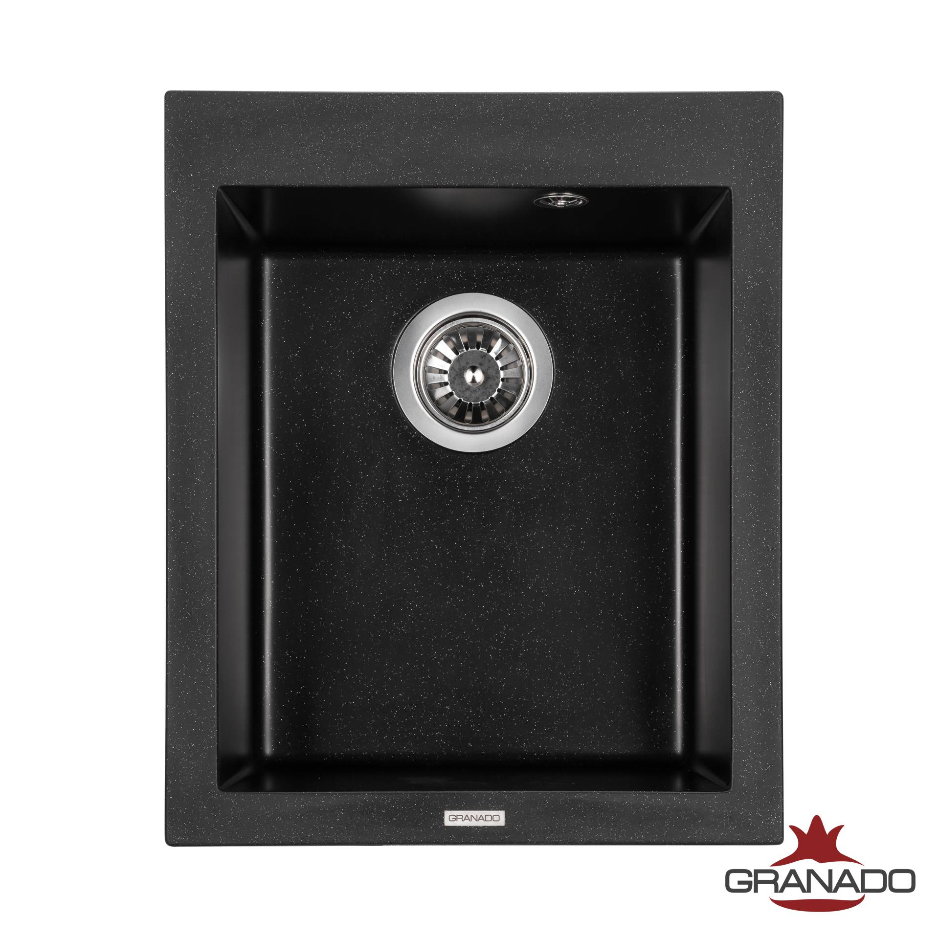 Кухонная мойка GRANADO CADIZ black shine (2301) фото