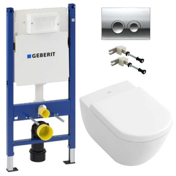 Инсталляционная система Geberit 458.126.00.1 + подвесной унитаз с крышкой Soft Close (458660010) фото