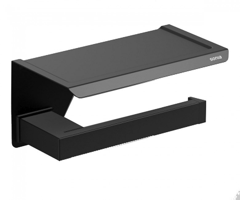 Держатель для туалетной бумаги Sonia S-CUBE BLACK (176373) фото