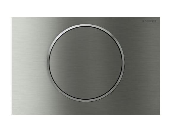 Клавиша смыва Geberit Sigma 10 нержавеющая сталь матовая / полированная / матовая (115.787.SN.5) фото