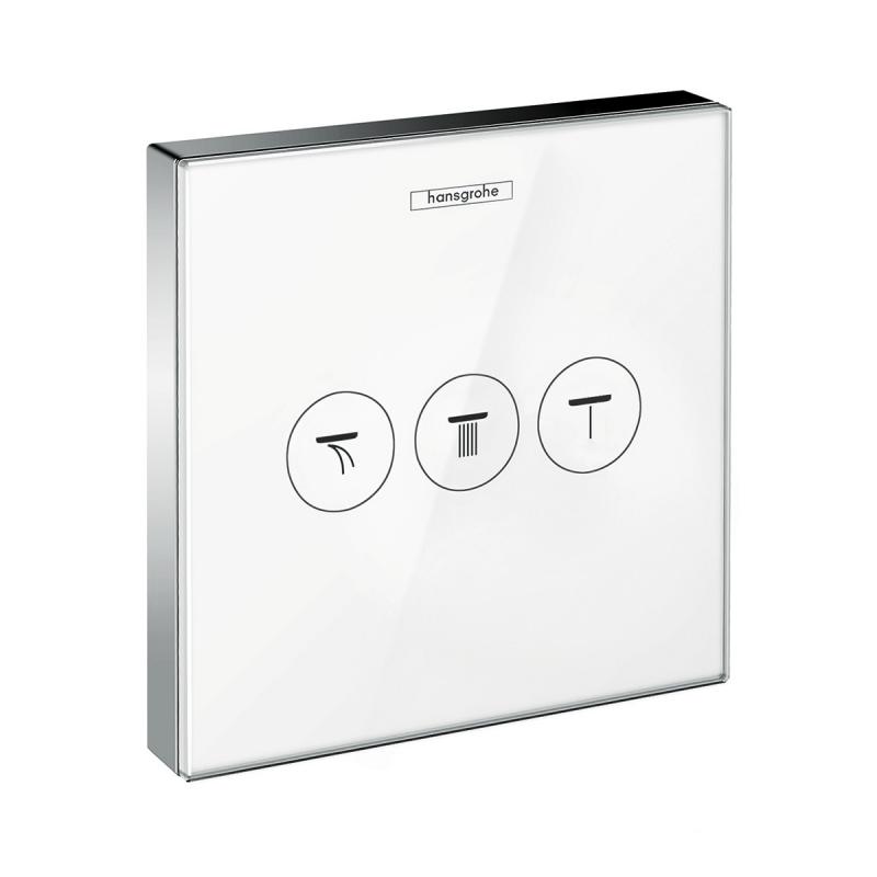 Наружная часть смесителя для ванны Hansgrohe ShowerSelect белый/хром (15736400) фото