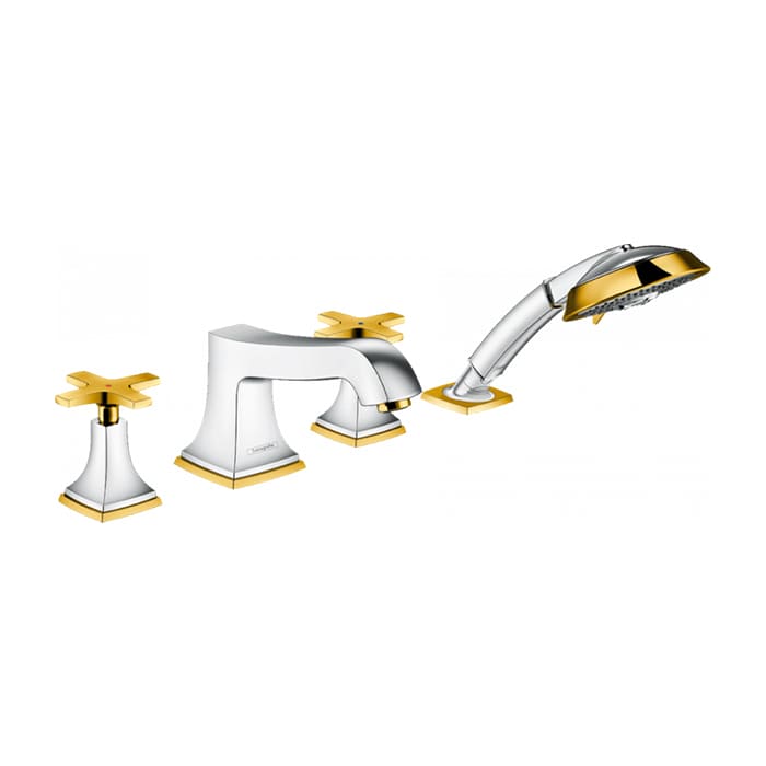 Смеситель для ванны Hansgrohe Metris Classic на 4 отверстия (31449090) фото